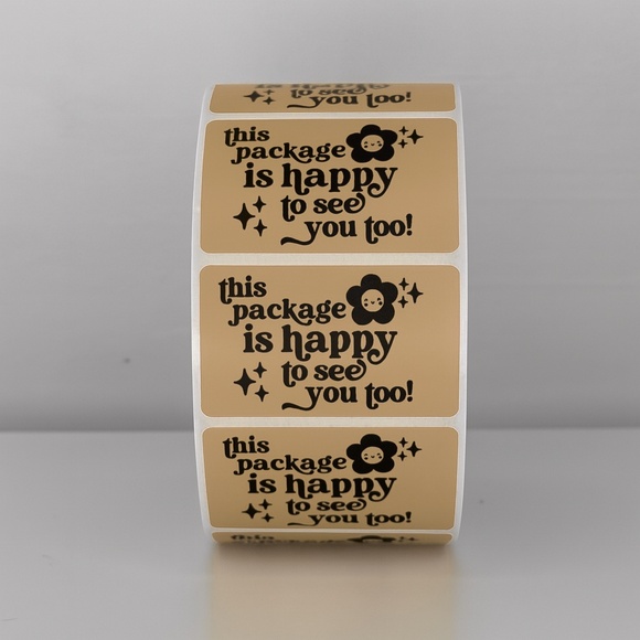 This Package Is Happy To See You Too Sticker | 8 COLORS TO CHOOSE FROM - Picture 11 of 11